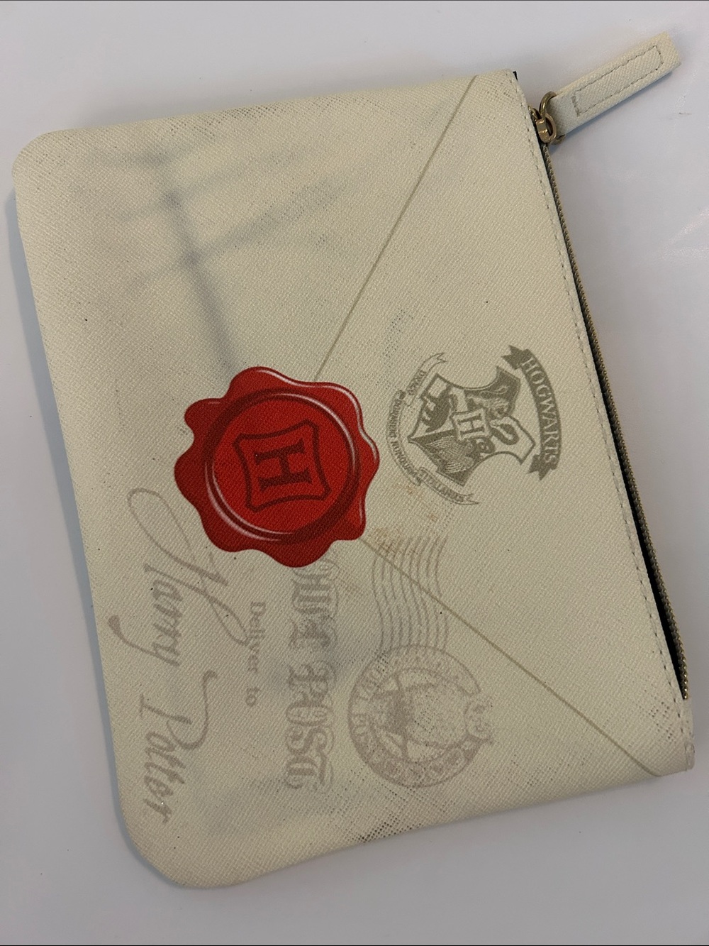 Warner Bros. Harry Potter hogwarts letter cosmetic bag pouch owl post